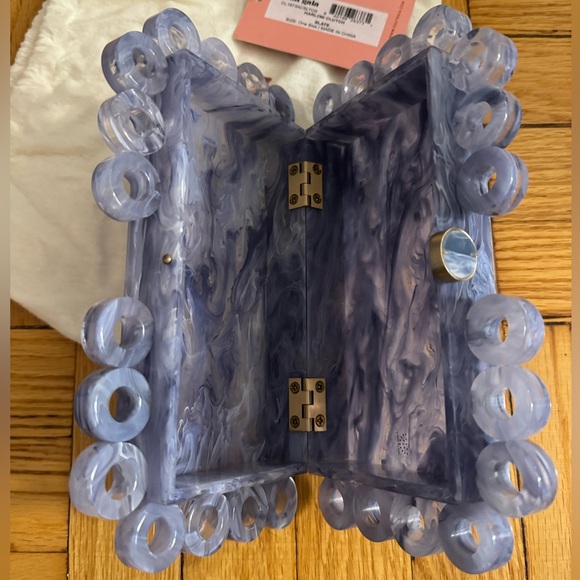 Cult Gaia Harlow Clutch in Slate - Picture 5 of 6